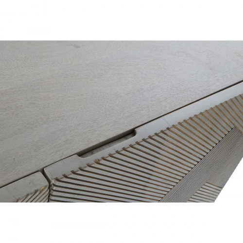 Skænk i mangotræ og metal - grå/gylden 160 × 45 × 75 cm