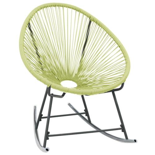 Udendørs Acapulco-stol polyrattan grøn
