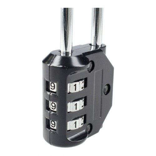 Ferrestock kombinationshængelås - 30 mm, 3-cifret