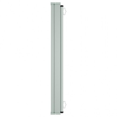Sammenrullelig sidemarkise til terrasse 140×600 cm - cremefarvet