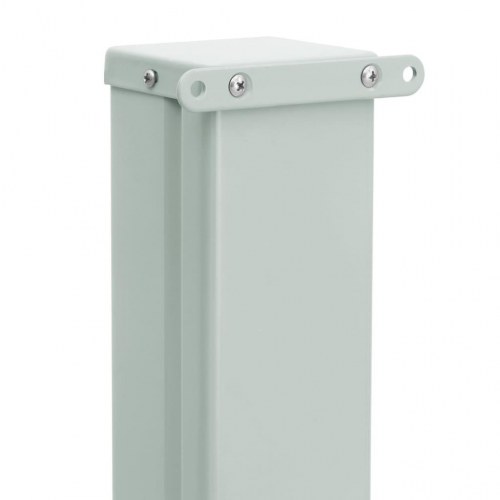 Sammenrullelig sidemarkise til terrasse 140×600 cm - cremefarvet