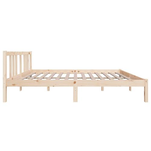 Sengeramme 140x190 cm massivt fyrretræ