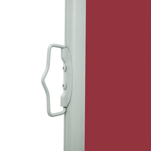 Sammenrullelig sidemarkise til terrassen 600x160 cm rød