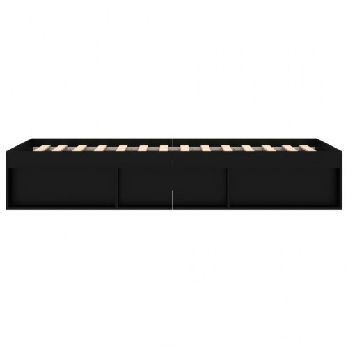 Sengeramme med opbevaring 90 x 190 cm - sort