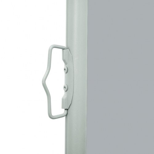Sammenrullelig sidemarkise til terrasse 600 × 160 cm - grå