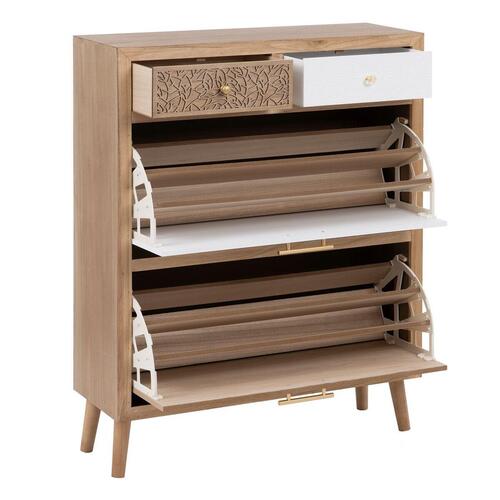 Skostativ 85 x 30 x 110 cm Træ