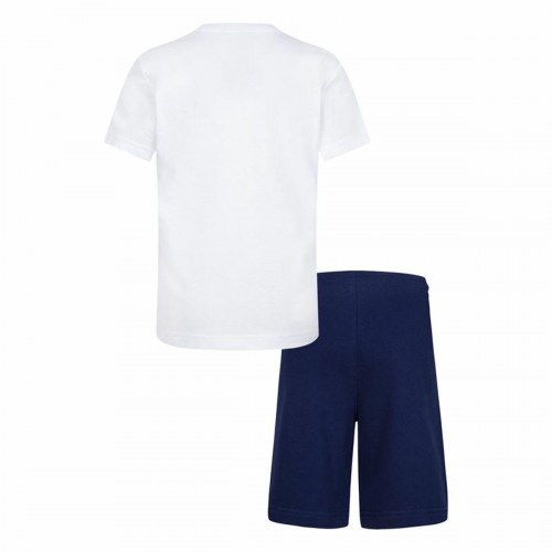 Nike Nsw Add Ft Short sæt til drenge, blå/hvid - 2 dele (7 år)