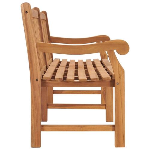 Havebænk 228 cm massivt teaktræ