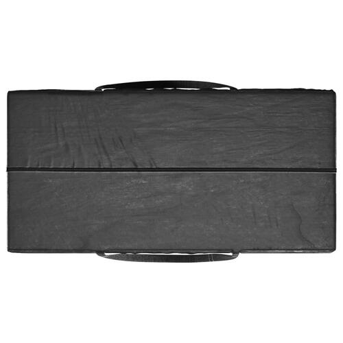 Opbevaringspose til juletræ 150x75x75 cm polyethylen sort