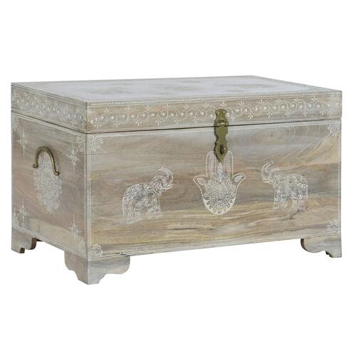 Kiste Natur Mangotræ Træ MDF 78 x 43 x 45 cm