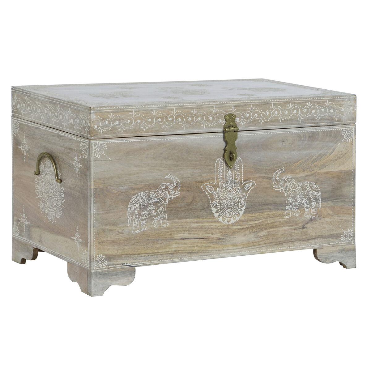 Kiste Natur Mangotræ Træ MDF 78 x 43 x 45 cm