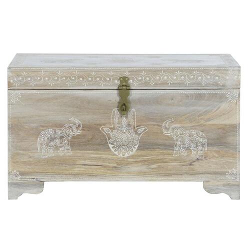 Kiste Natur Mangotræ Træ MDF 78 x 43 x 45 cm