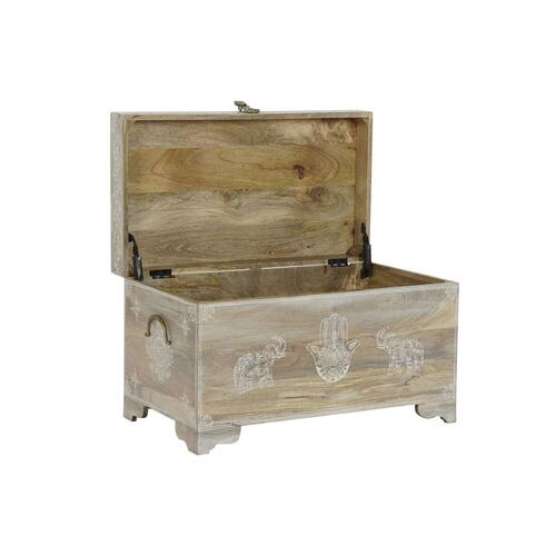 Kiste Natur Mangotræ Træ MDF 78 x 43 x 45 cm