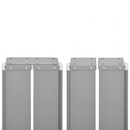 Sammenrullelig sidemarkise til terrasse 140 × 1.200 cm - sort
