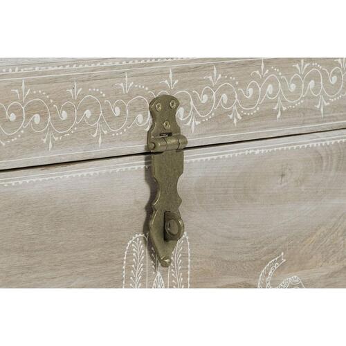 Kiste Natur Mangotræ Træ MDF 78 x 43 x 45 cm