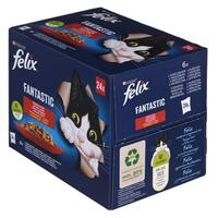 Kattemad Purina Kylling Oksekød Lam Kanin 24 x 85 g