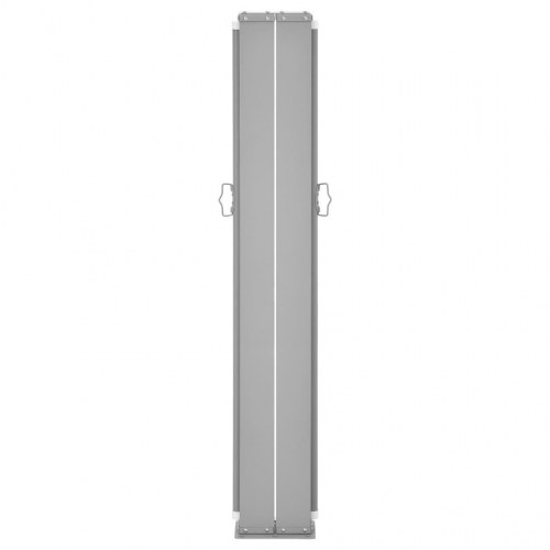 Sammenrullelig sidemarkise til terrassen 140x1200 cm brun