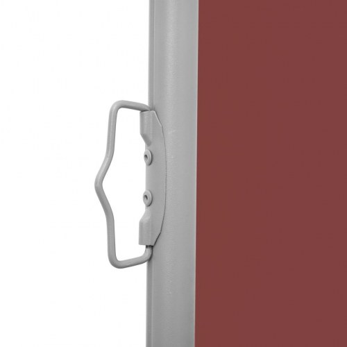 Sammenrullelig sidemarkise til terrassen 140x1200 cm brun