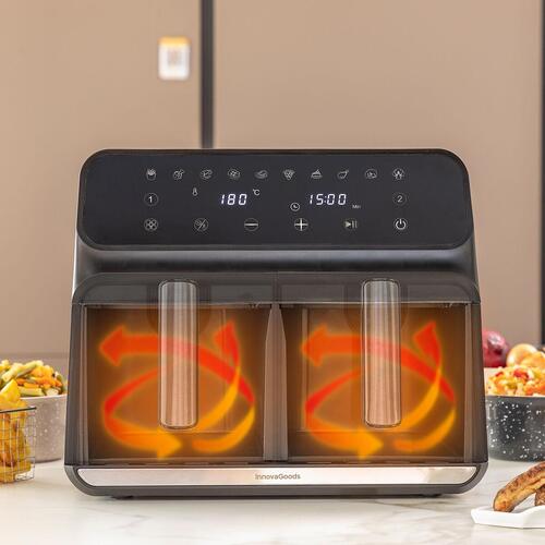 Airfryer Fryinn Double 8000 Sort 3400 W 8 L Rustfrit stål