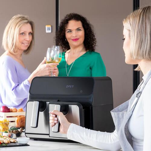 Airfryer Fryinn Double 8000 Sort 3400 W 8 L Rustfrit stål