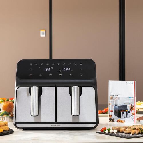 Airfryer Fryinn Double 8000 Sort 3400 W 8 L Rustfrit stål