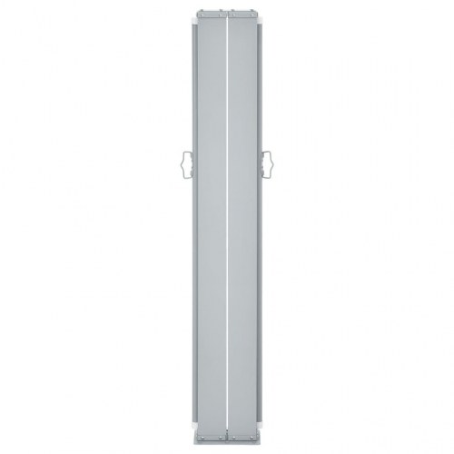 Sammenrullelig sidemarkise til terrassen 170x1200 cm sort