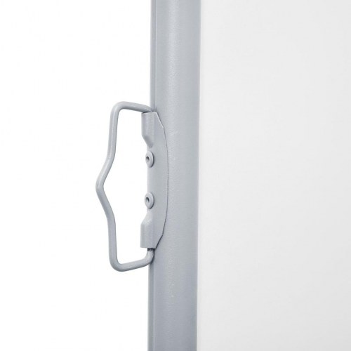Sammenrullelig sidemarkise til terrasse 170 × 1.200 cm - creme