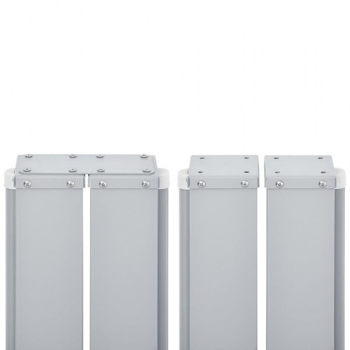 Sammenrullelig sidemarkise til terrasse 170 × 1.200 cm - creme