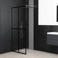 Bruseafskærmning 90x195 cm hærdet glas klart