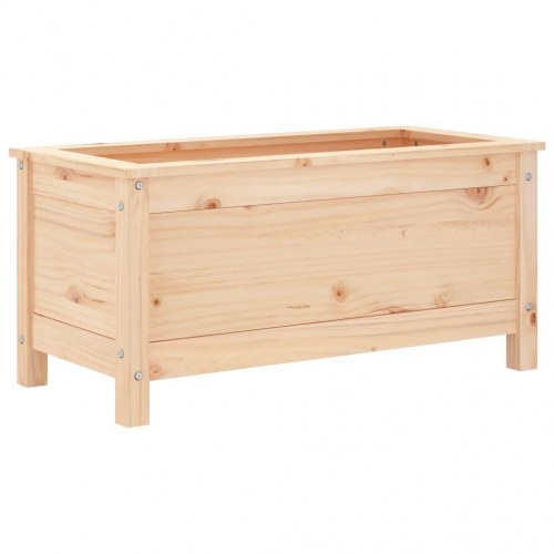 Plantekasse i massivt fyrretræ 82,5 x 40 x 39 cm