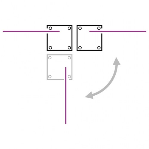 Sammenrullelig sidemarkise til terrassen 170x1200 cm antracit