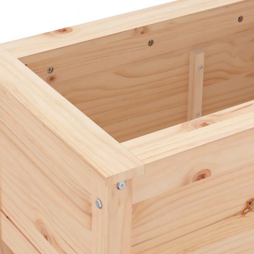 Plantekasse i massivt fyrretræ 82,5 x 40 x 39 cm