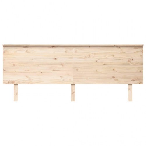 Sengegavl 204 × 6 × 82,5 cm - massivt fyrretræ (ubehandlet)