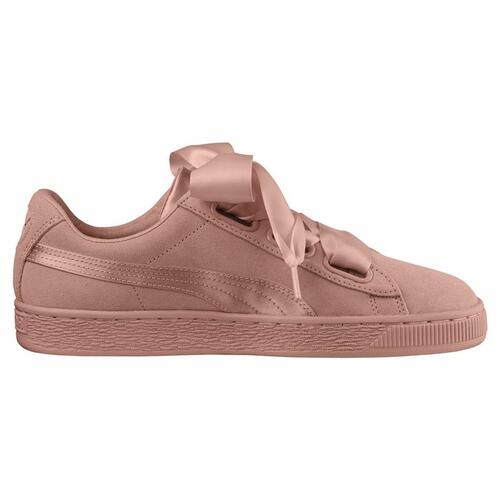 Sportssneakers til damer Puma Suede Heart Ep Gul 40