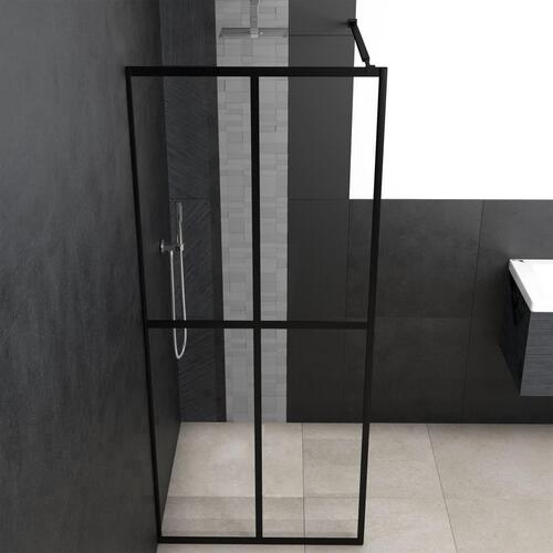 Bruseafskærmning 140x195 cm hærdet glas klart