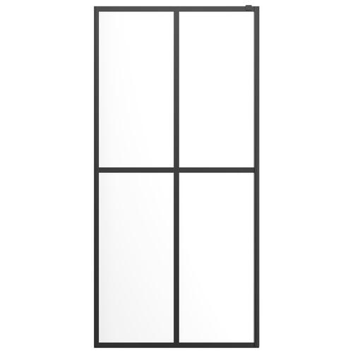 Bruseafskærmning 140x195 cm hærdet glas klart