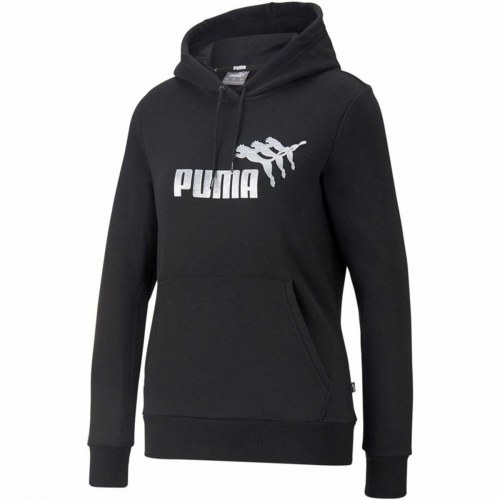 Puma Metallics Spark hættetrøje til dame - sort (S)