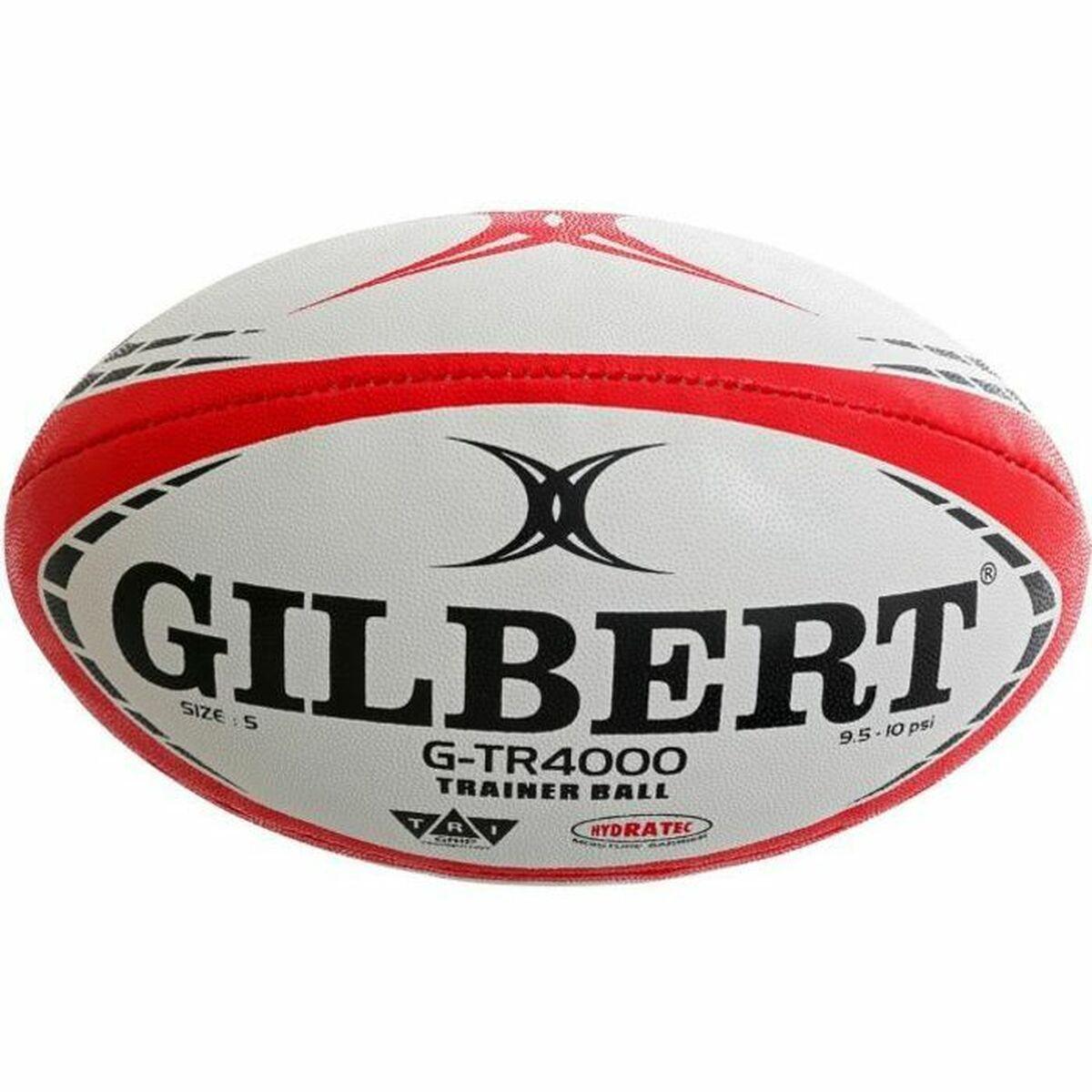 Rugby bold Gilbert G-TR4000 28 cm - hvid/rød