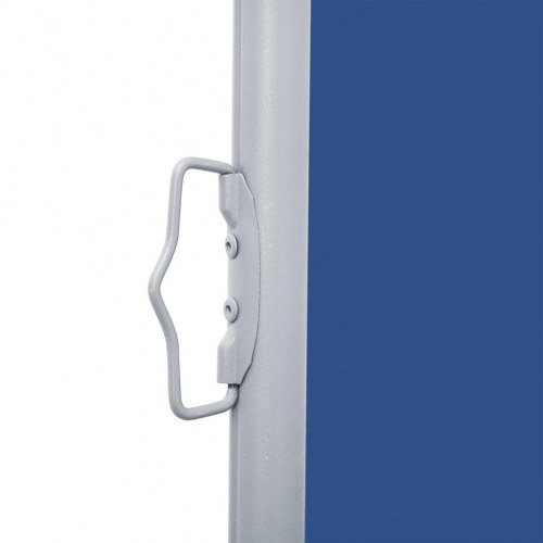 Sammenrullelig sidemarkise til terrasse 170 × 1.200 cm - blå