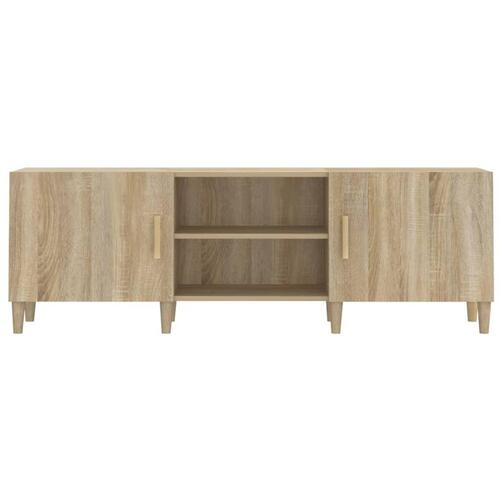 Tv-bord 150x30x50 cm konstrueret træ sonoma-eg