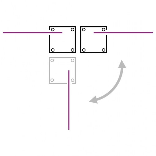 Sammenrullelig sidemarkise til terrasse 170 × 1.200 cm - blå