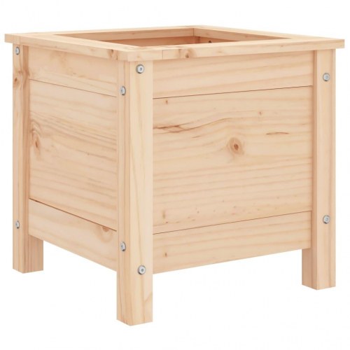 Plantekasse i massivt fyrretræ 40 x 40 x 39 cm