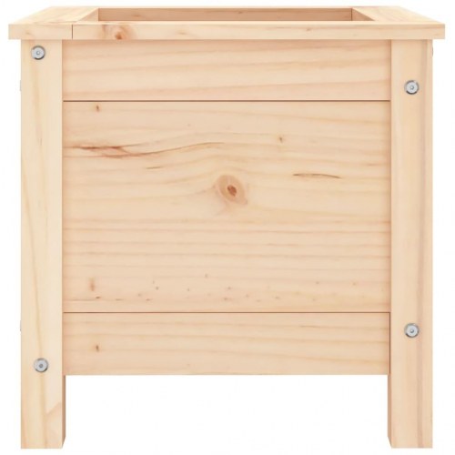 Plantekasse i massivt fyrretræ 40 x 40 x 39 cm