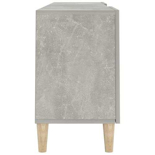 Tv-bord 150x30x50 cm konstrueret træ betongrå