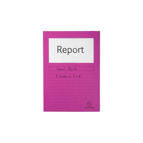 Undermappe Exacompta Forever Gennemsigtigt vindue Fuchsia A4 100 Dele