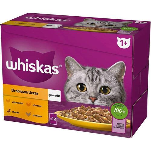 Kattemad Whiskas Kylling Kalkun And Fugle 12 x 85 g