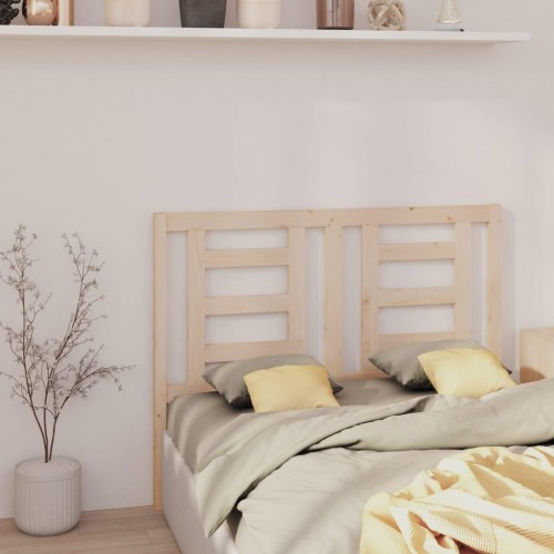 Sengegavl 156×4×100 cm i massivt fyrretræ - lameldesign
