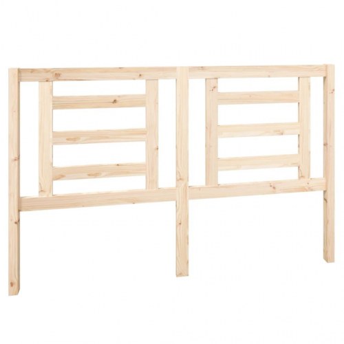 Sengegavl 156×4×100 cm i massivt fyrretræ - lameldesign