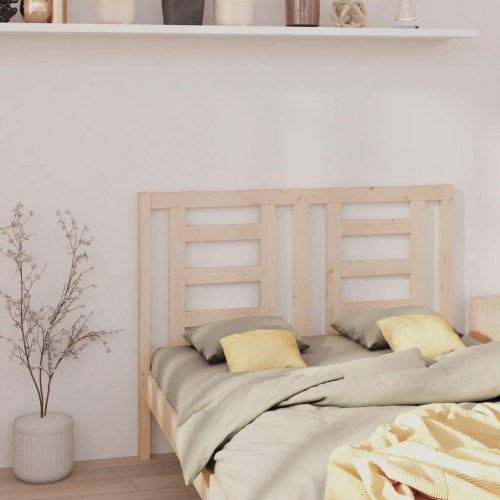 Sengegavl 156×4×100 cm i massivt fyrretræ - lameldesign