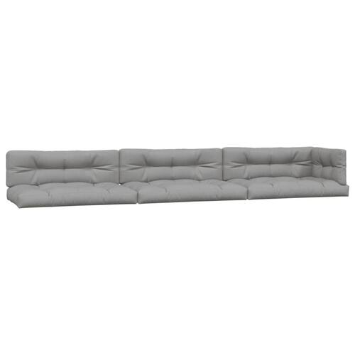 Pallehynder 7 stk. stof grå